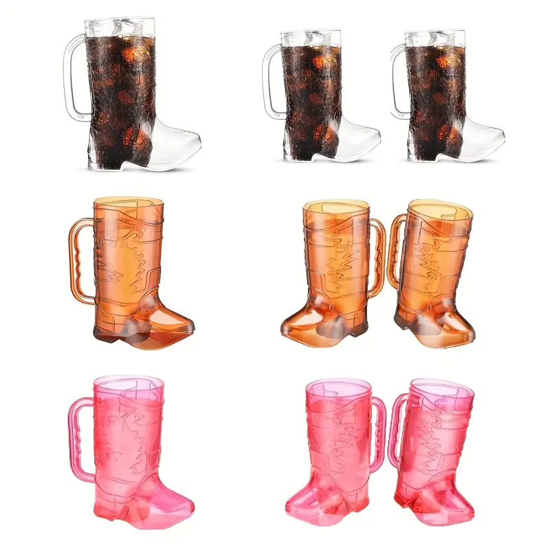Wine Beer Glass - Cowboy Boot Bier Mok Koffie Cup