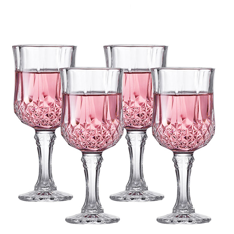 Wine Or Beer - 4 Stuks Set Champagne Cups Rode