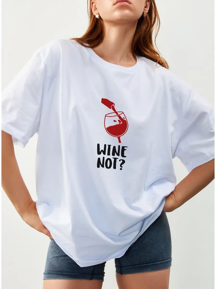 Wine Bottle Size - Vrouwen grappige wijnliefhebber grafische T-shirt schattig