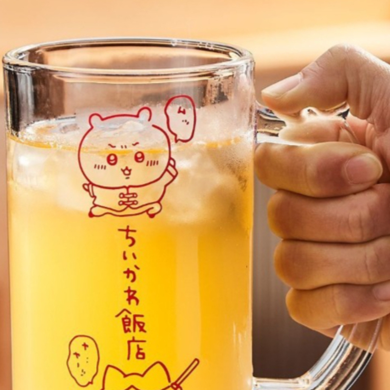 Wine Beer Glass - Anime Cartoon Kawaii Chiikawa Goede uitstraling