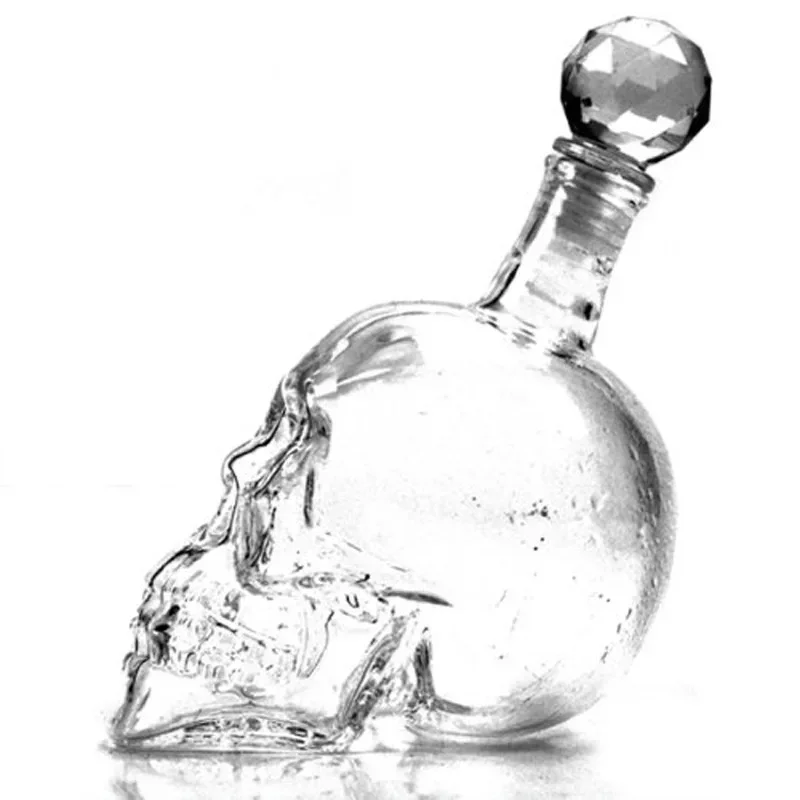 Wine Or Beer - Creatieve 350-1000 ml schedel wodka buitenlandse