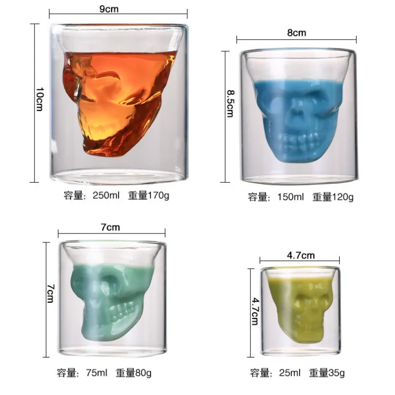 Dubbellaagse transparante sche - Wine Europe Beer Europe Vodka Europe recensie en prijs