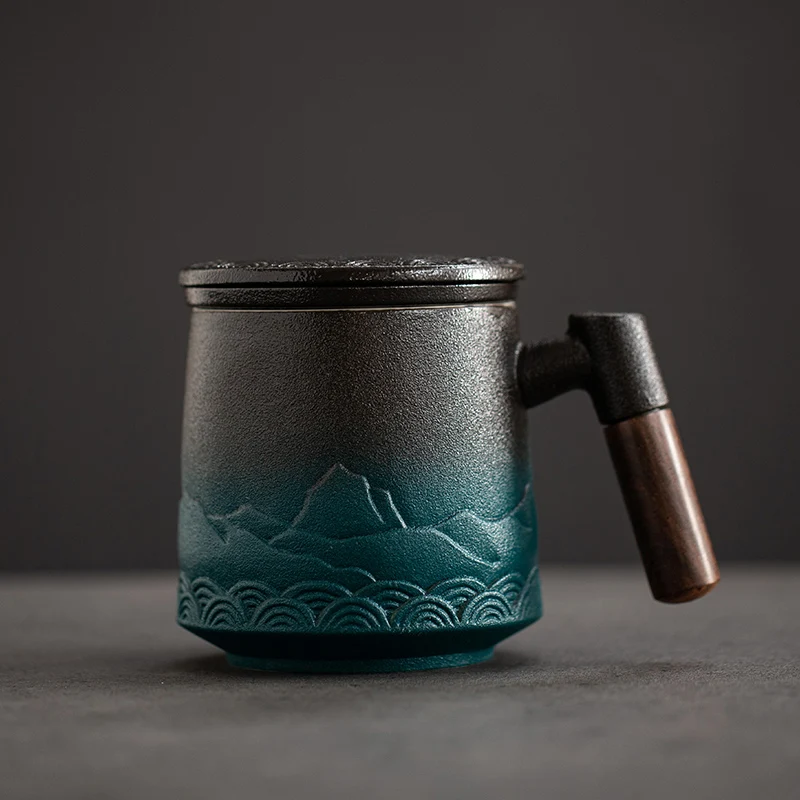 Keramische Zeef Thee Cup Beker - Wine Bottle Size recensie en prijs