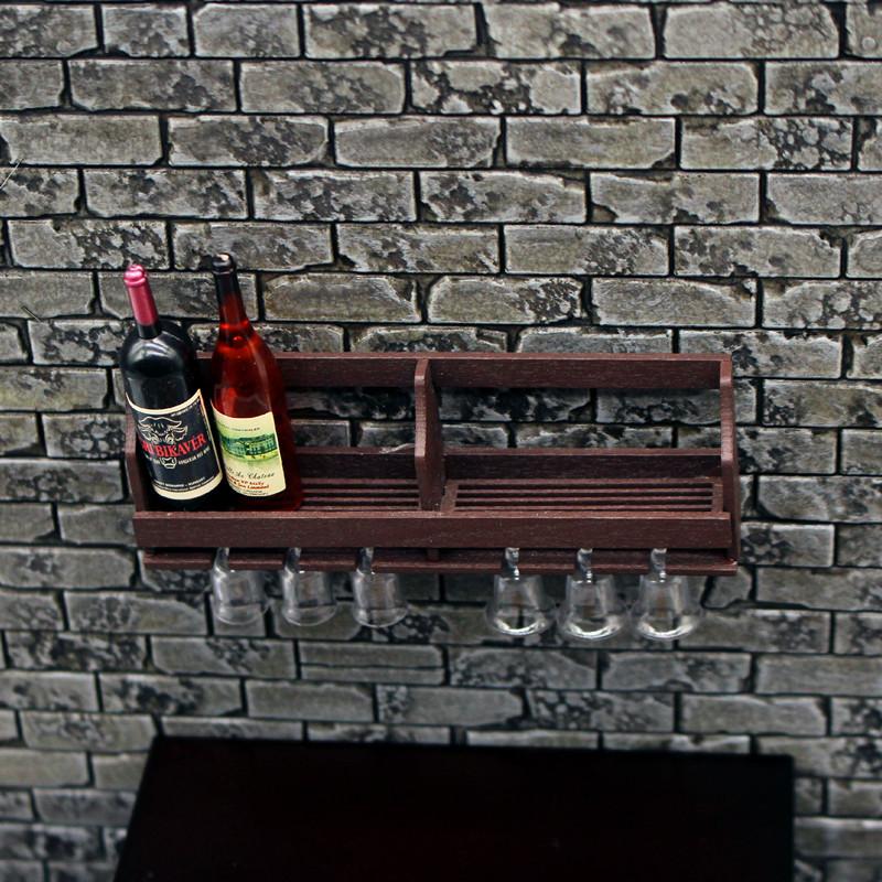 1 Set Poppenhuis Simulatie Wan - Wine Rack Wall Mount recensie en prijs