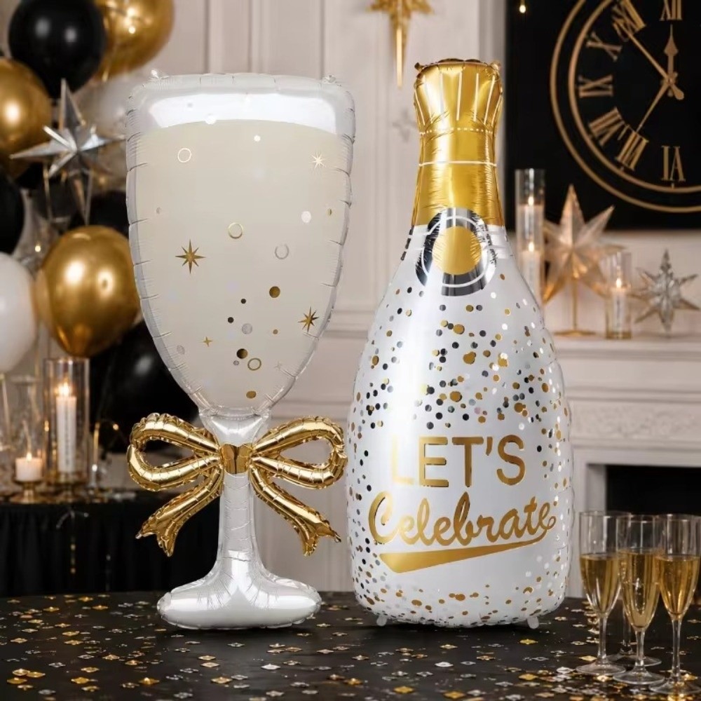 Reusachtige champagneflesballo - Wine Bottle Size recensie en prijs