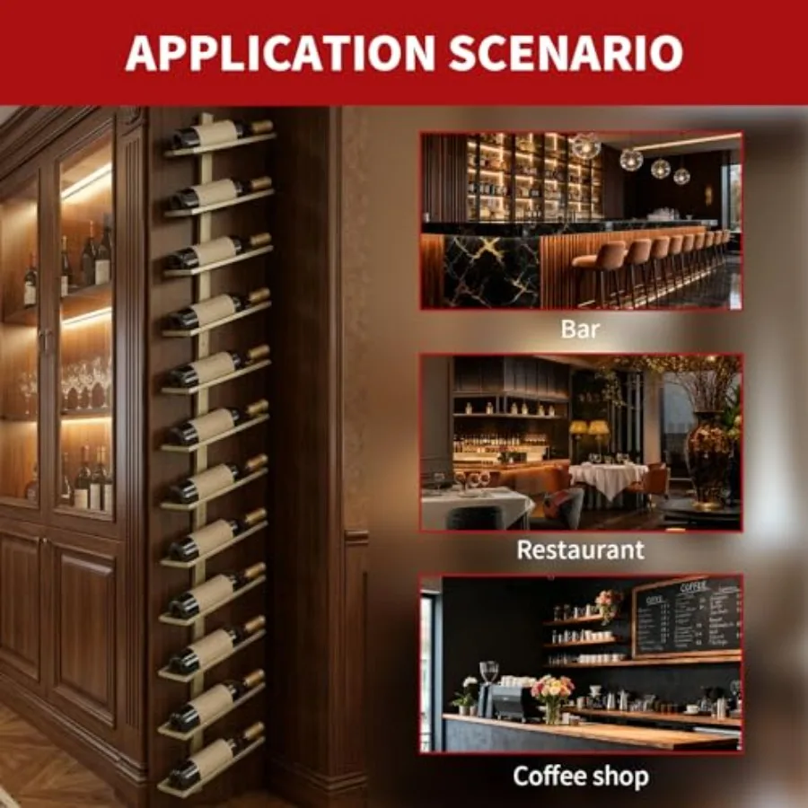 Wandgemonteerd 12-laags wijnre - Wine Rack Wall Mount recensie en prijs