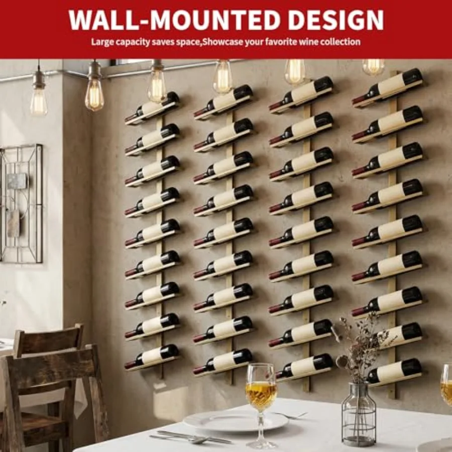 Wandgemonteerd 12-laags wijnre - Wine Rack Wall Mount recensie en prijs