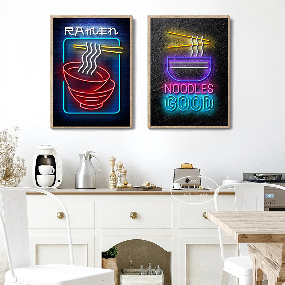Neon Food Ramen Sushi Pizza Bi - Wine Beer Pizza recensie en prijs