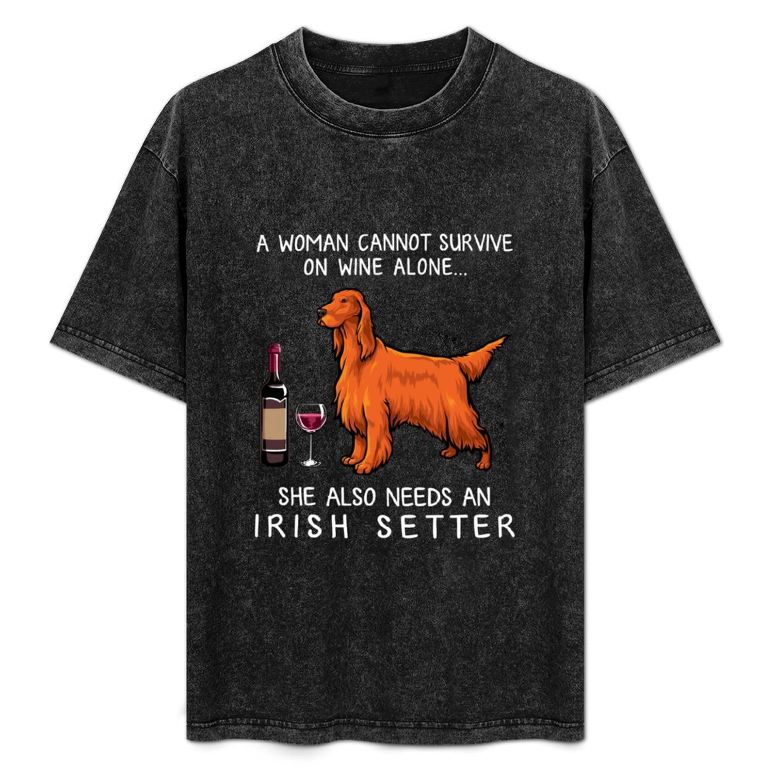 Ierse Setter en wijn Grappig h - Wine Or Beer recensie en prijs