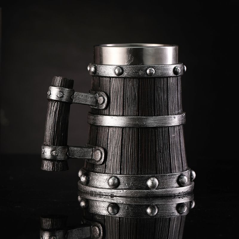 Houtnerf Bierglas Hars Roestvr - Wine Beer Glass recensie en prijs