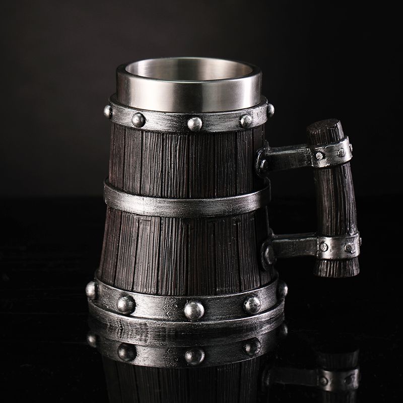 Houtnerf Bierglas Hars Roestvr - Wine Beer Glass recensie en prijs